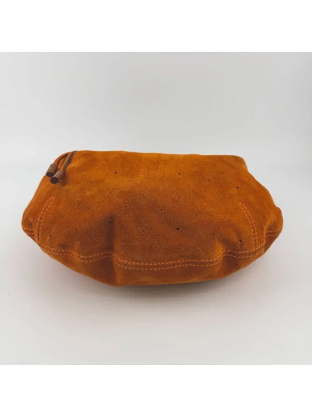 Louis Vuitton Monogram GM Shoulder Bag Bo Orange Suede Vintage - Picture 6 of 15